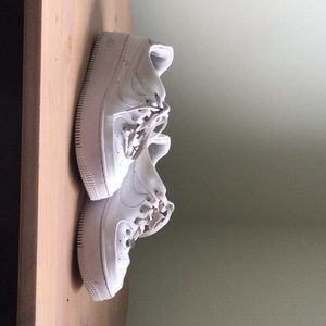 White platform Air Force 1